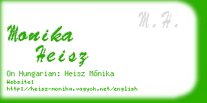 monika heisz business card