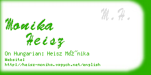 monika heisz business card